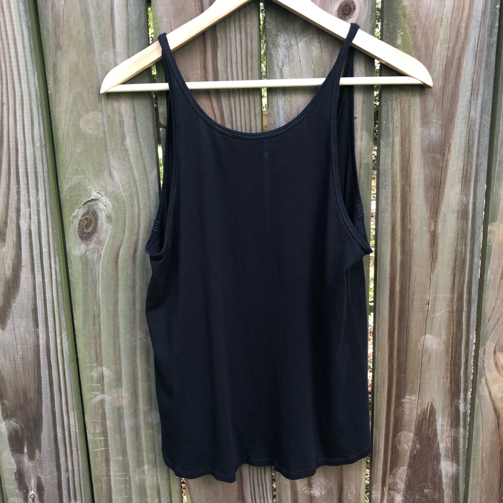 lululemon Black cotton tank size 6